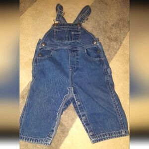 12-18m gap denim overalls vintage